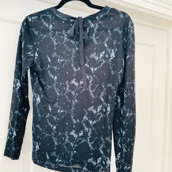Louis Vuitton blue black long sleeved top XS - Picture 5 of 16